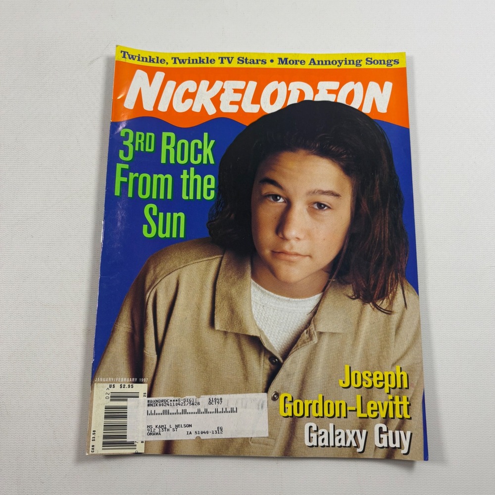 Nickelodeon Magazine Jan Feb 1997 Joseph Gordon-Levitt 3rd Rock From the Sun